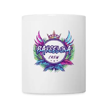 Équipage de Barcelone Coloré - Mug blanc - blanc - Devant
