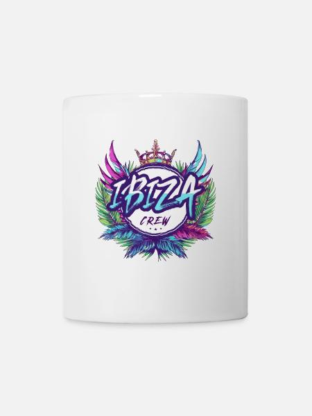 Ibiza Crew Bunt - Tasse - Weiß