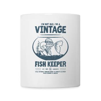 Vintage Fish Keeper Tropischer Fisch Geburtstag 1984 - Tasse - Weiß - Vorne