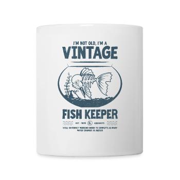 Vintage Fish Keeper Poisson Tropical Anniversaire 1978 - Mug blanc - blanc - Devant