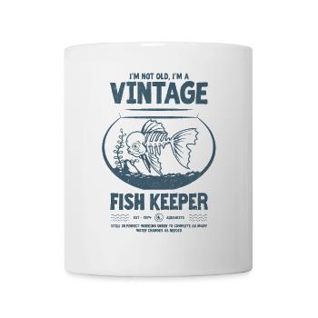 Vintage Fish Keeper Tropical Fish Birthday 1974 - Mug - white - Front