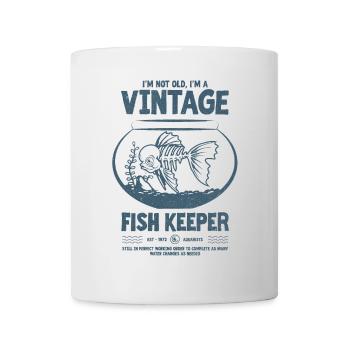 Vintage Fish Keeper Tropischer Fisch Geburtstag 1972 - Tasse - Weiß - Vorne