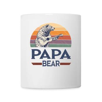 Papa Bear – Retro Design for Bear Lovers - Mug - white - Front