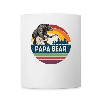 Papa Bear – Retro Design for Bear Lovers - Mug - white - Front