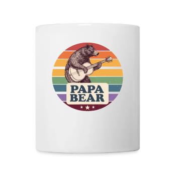 Papa Bear – Retro Design for Bear Lovers - Mug - white - Front