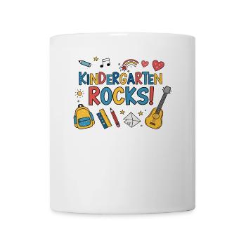 Pierres de jardin d’enfants – Design amusant pour les enfants - Mug blanc - blanc - Devant