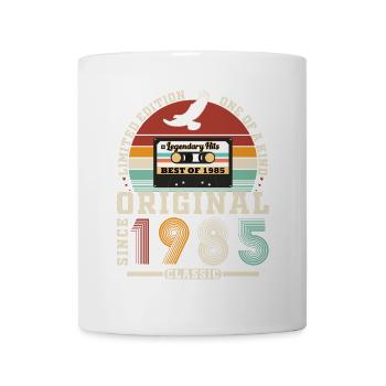 Original 1985 Vintage Geburtstagsgeschenk - Tasse - Weiß - Vorne