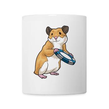 Hamster Poker Jetons de poker - Mug blanc - blanc - Devant