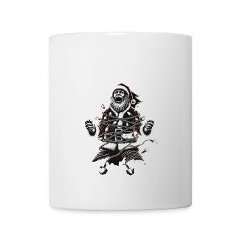 Christmas Electrocution Horror Humor Design - Mug - white - Front