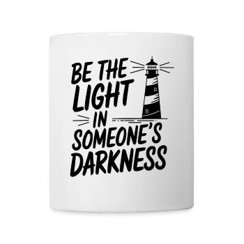Lighthouse Motivational Saying - Positive Thinking - Mug - white - Front