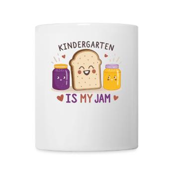 Funny Kindergarten Design – Breakfast Outfit - Mug - white - Front