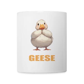 geese goose - Mug - white - Front