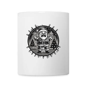 Électrocution de Noël Père Noël Rétro - Mug blanc - blanc - Devant
