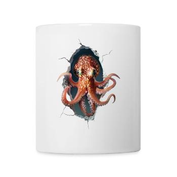 Tintenfisch - Tasse - Weiß - Vorne