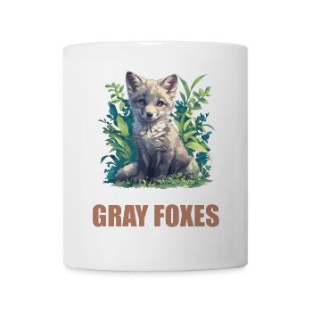Gray Foxes Gray Fox - Mug - white - Front