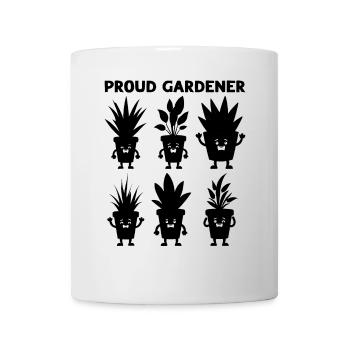 Fier jardinier - Amoureux des plantes Jardinage drôle - Mug blanc - blanc - Devant