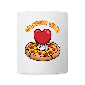 Valentine Vibes für verliebte zu Valentinstag - Tasse - Weiß - Vorne
