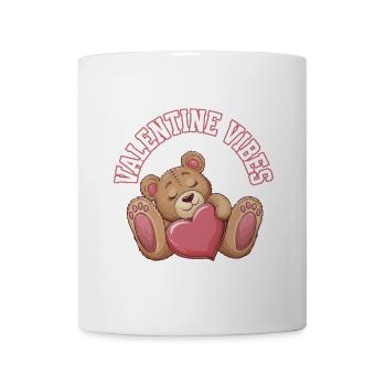 Ambiance de la Saint-Valentin pour les amoureux le jour de la Saint-Valentin - Mug blanc - blanc - Devant