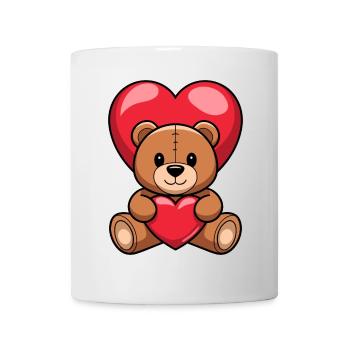 Ambiance de la Saint-Valentin pour les amoureux le jour de la Saint-Valentin - Mug blanc - blanc - Devant