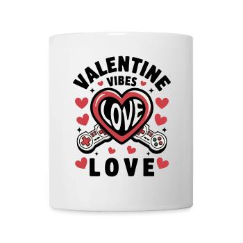 Valentine Vibes für verliebte zu Valentinstag - Tasse - Weiß - Vorne