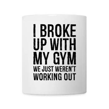 I broke up with my gum - Mug - white - Front