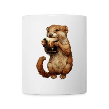 Hermelin Bier - Tasse - Weiß - Vorne