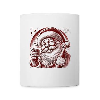 Christmas Humor Santa Alcohol Connoisseur - Mug - white - Front
