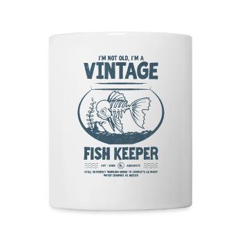 Vintage Fish Keeper Tropischer Fisch Geburtstag 2006 - Tasse - Weiß - Vorne