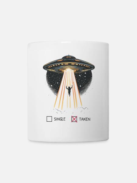 Auserirdisch Vergeben Valentinstag Lustig Geschenk - Tasse - Weiß