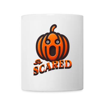 Halloween de la citrouille hurlante - Mug blanc - blanc - Devant