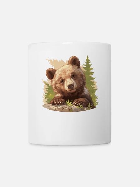 Grizzlybären Grizzlybär - Tasse - Weiß