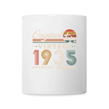 Original 1935 Vintage Rétro Cadeau Anniversaire - Mug blanc - blanc - Devant