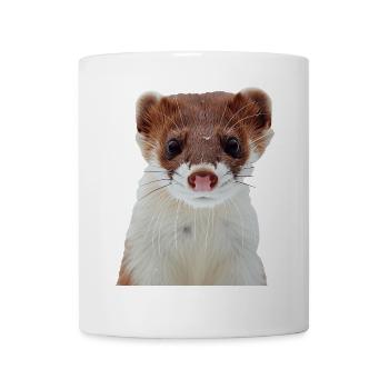 Wiesel - Tasse - Weiß - Vorne