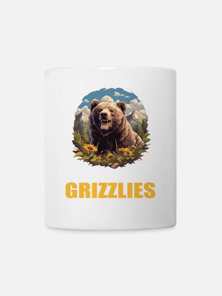 Grizzlybären Grizzlybär - Tasse - Weiß