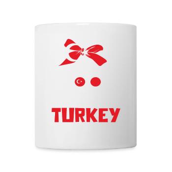 Sports Turquie, Football, Tenue pour Fan de Sport - Mug blanc - blanc - Devant