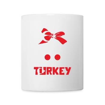 Sports Turquie, Football, Tenue pour Fan de Sport - Mug blanc - blanc - Devant