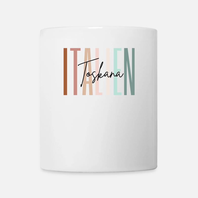Italien Urlaub Toskana Geschenk - Tasse - Weiß