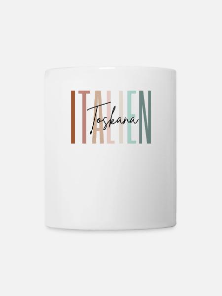 Italien Urlaub Toskana Geschenk - Tasse - Weiß