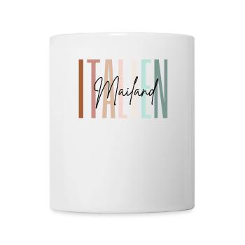 Italien Urlaub Mailand Städtereise Geschenk - Tasse - Weiß - Vorne
