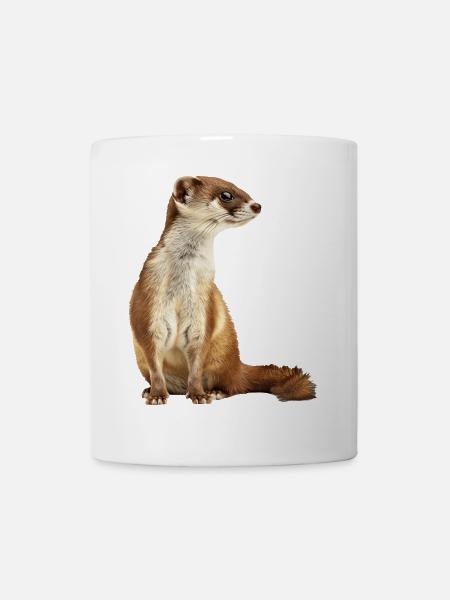 Wiesel - Tasse - Weiß