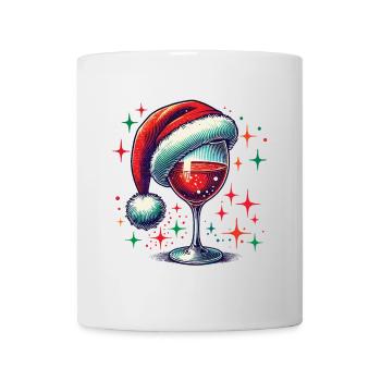 Plaisir du vin de Noël avec splendeur - Mug blanc - blanc - Devant
