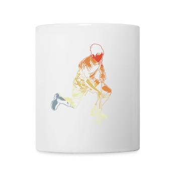 Feldhockeyspieler Junge - Tasse - Weiß - Vorne