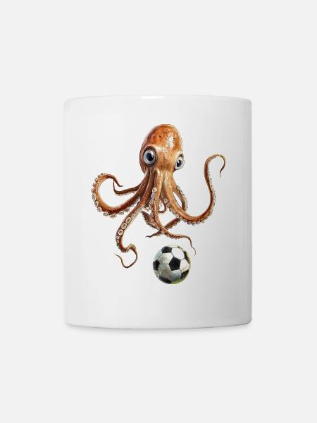 Tintenfisch - Tasse - Weiß