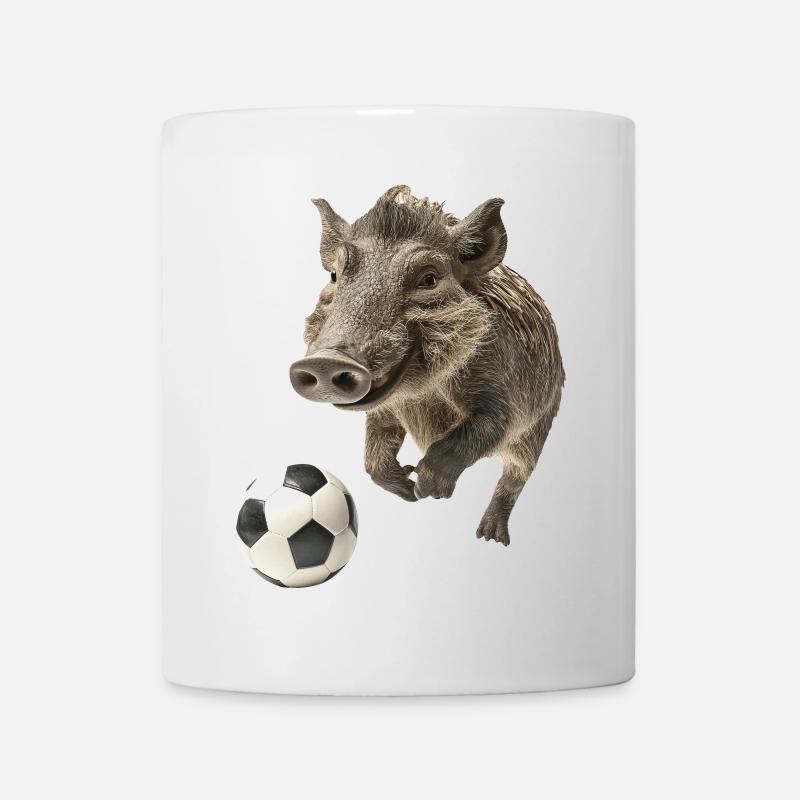 Warzenschwein - Tasse - Weiß