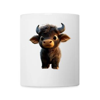 Buffle du Cap Buffalo Safari Buffle d’Afrique - Mug blanc - blanc - Devant
