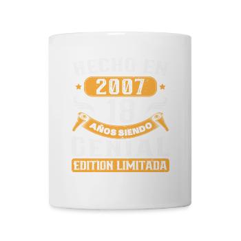 18 Jahre 2007 Vintage Geburtstagsgeschenk - Tasse - Weiß - Vorne