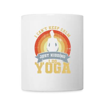 Blague sur le yoga - Mug blanc - blanc - Devant