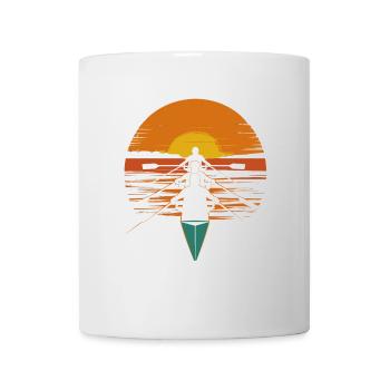 Rudern Porträt - Tasse - Weiß - Vorne