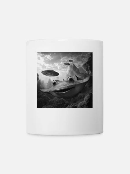 Stachelrochen - Tasse - Weiß