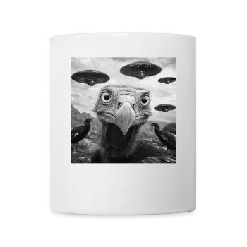 Geier - Tasse - Weiß - Vorne